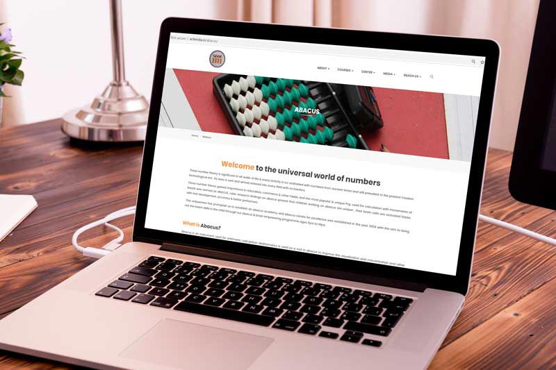 Abacus Website Design - Shadelic Design House